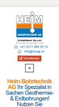 Mobile Screenshot of hb-ag.de